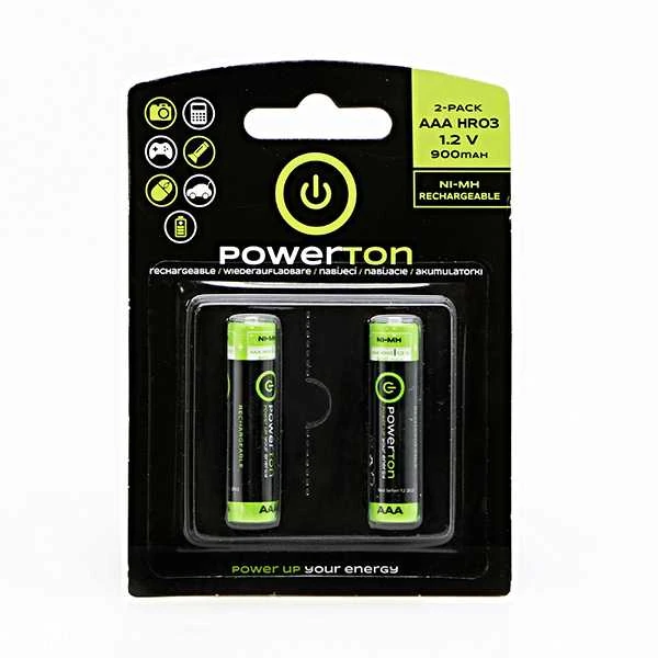 Powerton ENERGY RECHARGE Ni-MH akumuliatoriai AAA, 2 vnt. pakuotėje
