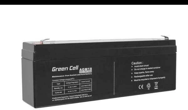 Green Cell Žalias Cell Žalias CELL Baterija AGM 12V 2,3 Ah
