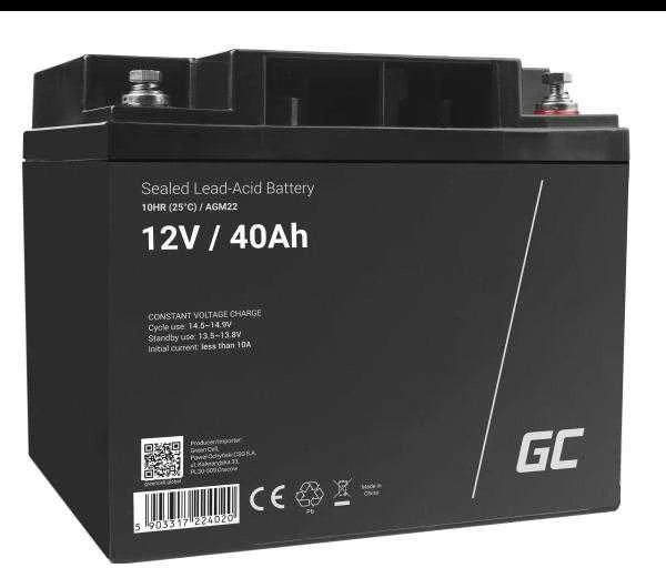 Akumuliatorius Green Cell AGM VRLA 12V 40Ah