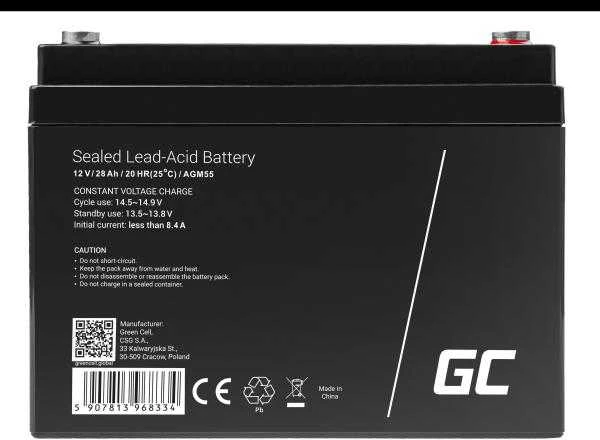 Green Cell Žalias Cell AGM GEL Batterie 6V 1.2Ah Blei Akku Žalias Cell, skirtas Alarmsysteme und Spielzeug