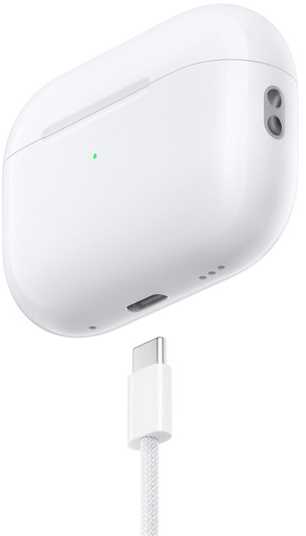 Ausinės Apple AirPods Pro (2 kartos) su "MagSafe" dėklu (USB-C), baltos spalvos