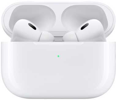 Ausinės Apple AirPods Pro (2 kartos) su "MagSafe" dėklu (USB-C), baltos spalvos