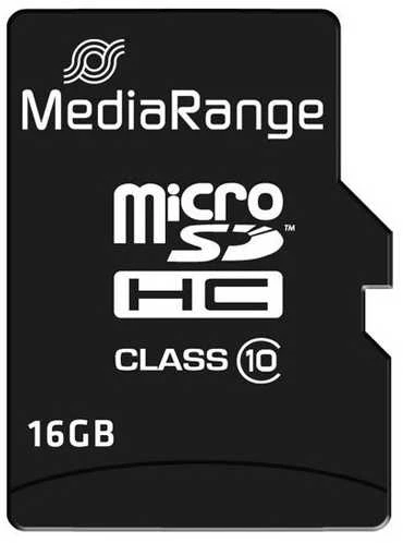 Atminties kortelė Atmintis micro SDHC 16GB C10 MR958 MEDIARANGE