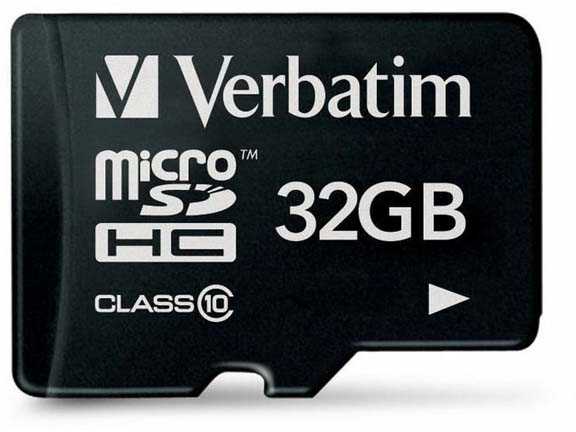 Micro SDHC atminties kortelė Verbatim 32GB / V44013