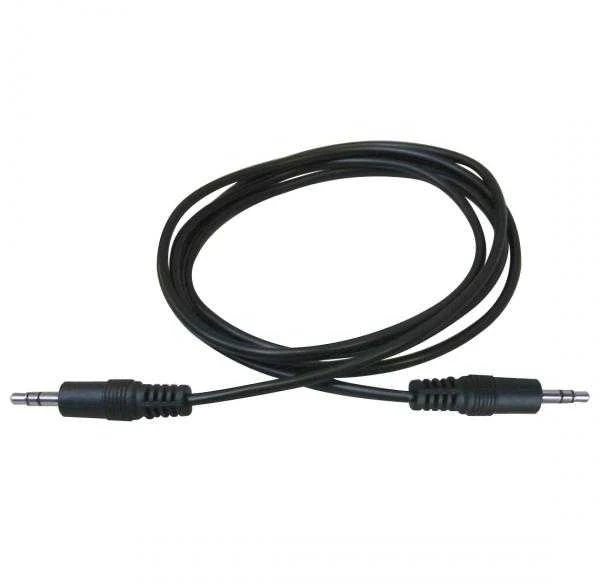 Juodas 3,5 mm garso kabelis, 10 metrų
