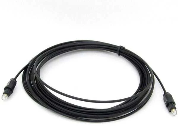 Juodas Toslink optinis laidas 2m