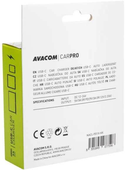 AVACOM CARPRO AUTOMOBILINIS ĮKROVIKLIS SU MAITINIMO ATVEJU