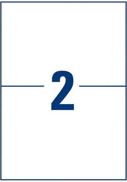 Avery Zweckform itin atsparus A4 210x148mm, balta