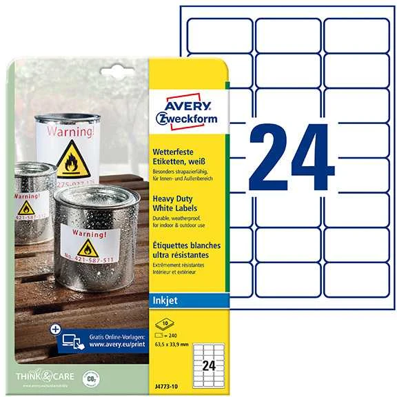 Avery Zweckform Heavy Duty A4 210 x 148 mm