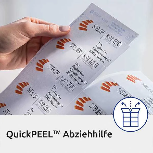Avery Zweckform LABEL ZF J8560 63.5X38.1 25 SHEETS/525/ LABEL - J8560-25