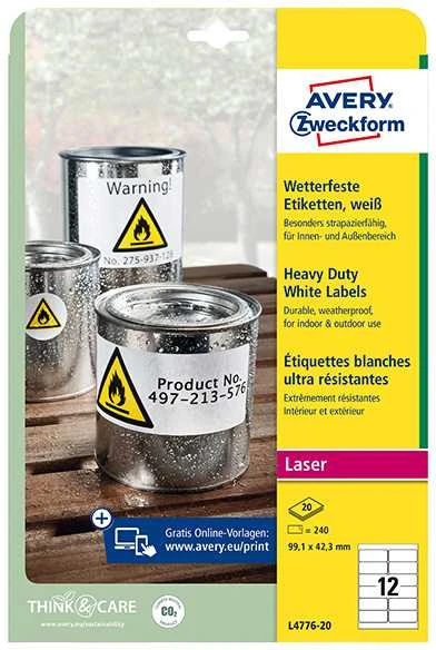 Avery Zweckform Heavy Duty 99,1 x 42,3 mm