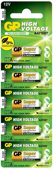 Baterijos GP 23A 5 Vnt.
