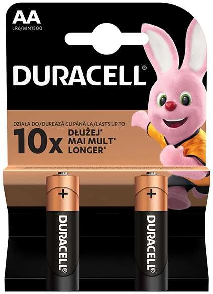 Duracell AA baterijų rinkinys su kiškio atvaizdu