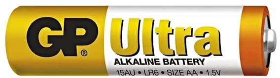GP Ultra AA 1.5V šarminė baterija, šoninis vaizdas