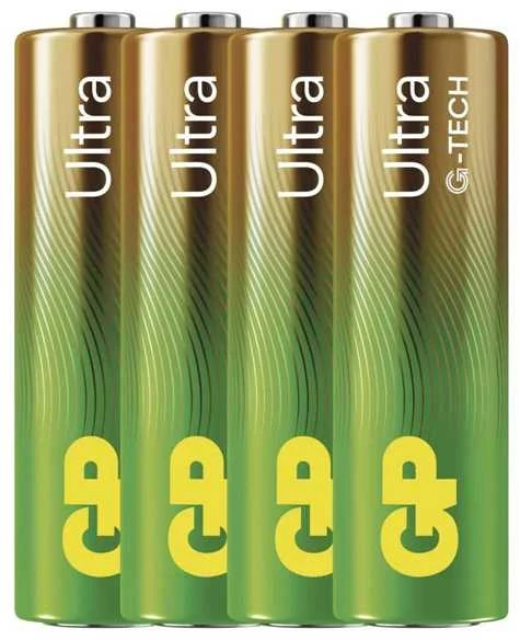 GP Ultra AA šarminės baterijos, 4 vnt. serija