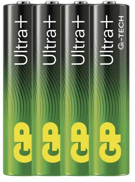 GP Ultra+ AAA šarminės baterijos, 1.5V, 4 vnt.