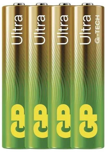 GP Ultra AAA baterijos, 4 vnt. rinkinys