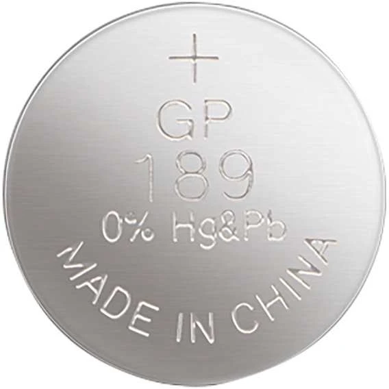 GP 189 tabletės formos 1.5V baterijos stambus planas