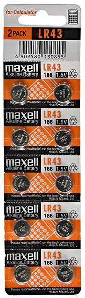 Maxell 11716900, Vienkartinė baterija, 1,5 V, 4,2 mm, 1,16 cm, 1,4 g, Lizdinė plokštelė