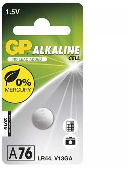 Baterija GP šarminė 76A-C1 / LR44 / LR1154 / AG13 / 102002
