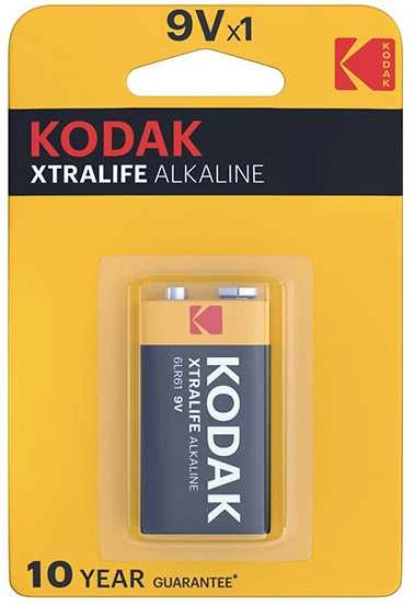 Kodak 9V šarminė baterija pakuotėje