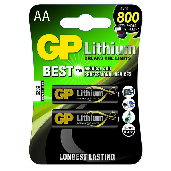 gp 15LF-U2 LITHIUM 1.5V AA FR6