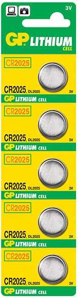 GP 3V CR2025 elementas, 1 vnt.