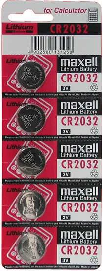 Maxell CR2032 3V 220mAh elementas, 1 vnt.