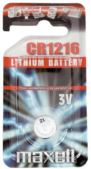 Baterija - Maxell CR1216 3V Ličio Monetos Baterija 12mm Skersmuo 1.5g