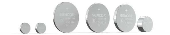 Sencor vienkartinės sidabrinės baterijos SR621SW, 1 vnt. pakuotė
