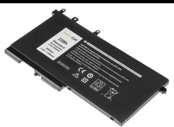 Green Cell Žalias Cell GREENCELL Baterija, skirta Dell 3DDDG-3S1P 2900mAh 11.4V