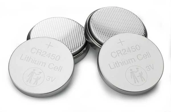 CR2450 ličio baterijos, 3V diskinio tipo