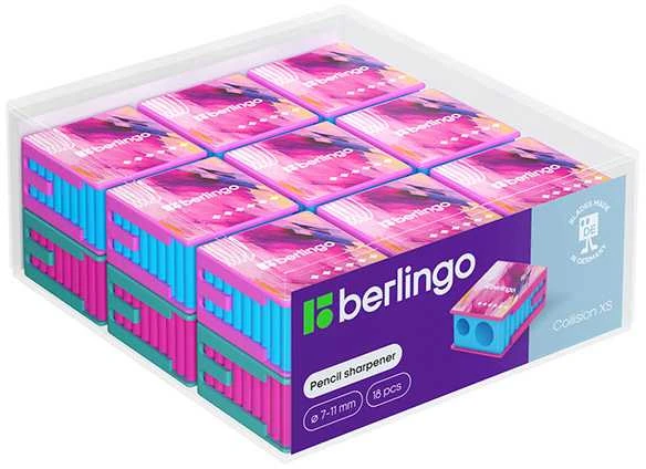 Neutralle Berlingo, dviejų angų drožtukas Collision XS, spalvotas, 18 vnt.