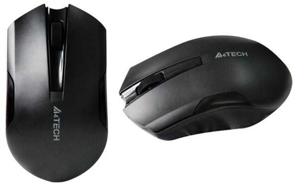 A4Tech Pelė G3-200NS Wireless, No, Juodas, Yes, Belaidė jungtis
