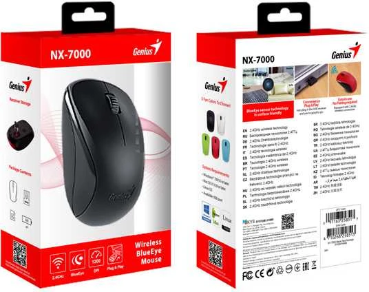 Pelė Genius NX-7000 juoda (31030027400)