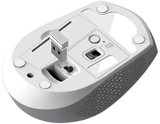 Genius NX-8000S BT Bevielė pelė, balta ir-pilka, 1200DPI