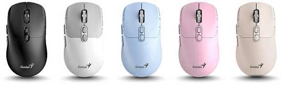 Genius NX-8080S BT Bevielė pelė, balta ir-pilka, 1600DPI