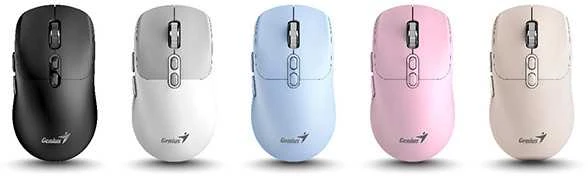 GENIUS NX-8080S BT pelė / dviguba „Bluetooth“ + 2,4 GHz / 1600 dpi / „Copilot“ / belaidė / tyli / mėlyna
