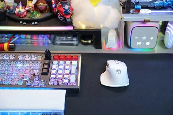 Belai.pelė Marvo G803 WH Duke 55 2.4Ghz