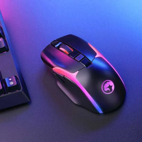 Marvo M729W juoda belaidė pelė | 4800 DPI