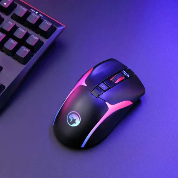 Marvo M729W juoda belaidė pelė | 4800 DPI