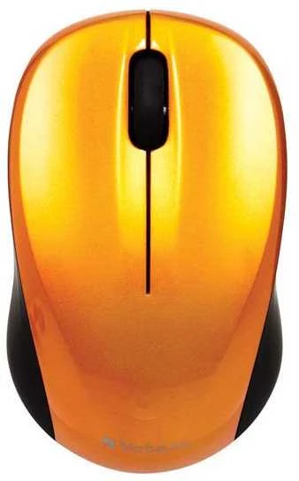 Verbatim Go Nano 49045 Bevielė pelė, oranžinė, 1600DPI
