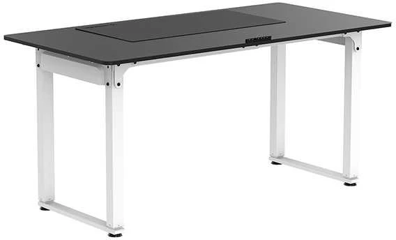 ULTRADESK UPLIFT Biurko 160X75 cm, 72-118 cm, baltai-juodas