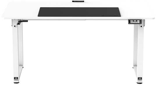 ULTRADESK UPLIFT Biurko 160x75 cm, 72-118 cm, balta ir-balta