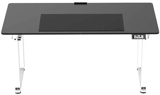 ULTRADESK UPLIFT Biurko 160X75 cm, 72-118 cm, baltai-juodas