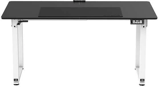 ULTRADESK UPLIFT Biurko 160X75 cm, 72-118 cm, baltai-juodas