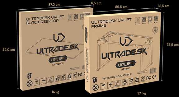 ULTRADESK UPLIFT Biurko 160x75 cm, 72-118 cm, balta ir-balta