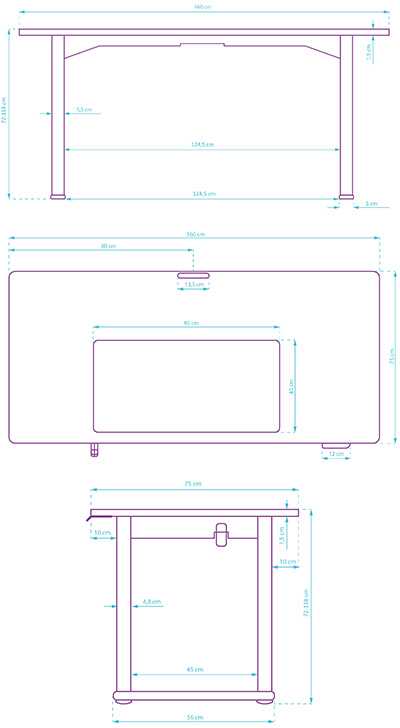 ULTRADESK UPLIFT Biurko 160x75 cm, 72-118 cm, balta ir-balta
