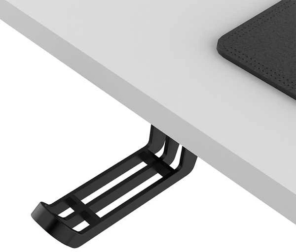 ULTRADESK UPLIFT Biurko 160x75 cm, 72-118 cm, juoda-balta