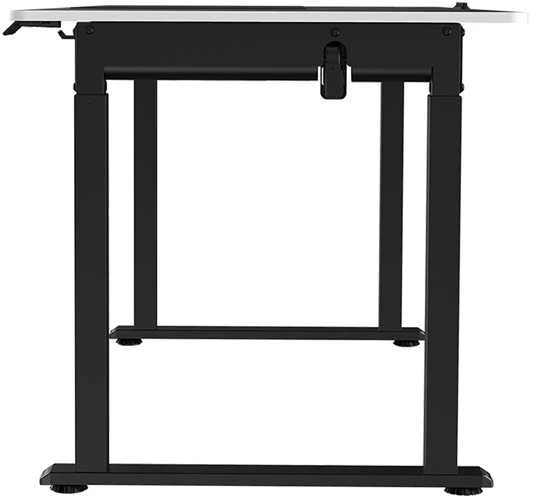 ULTRADESK UPLIFT Biurko 160x75 cm, 72-118 cm, juoda-balta